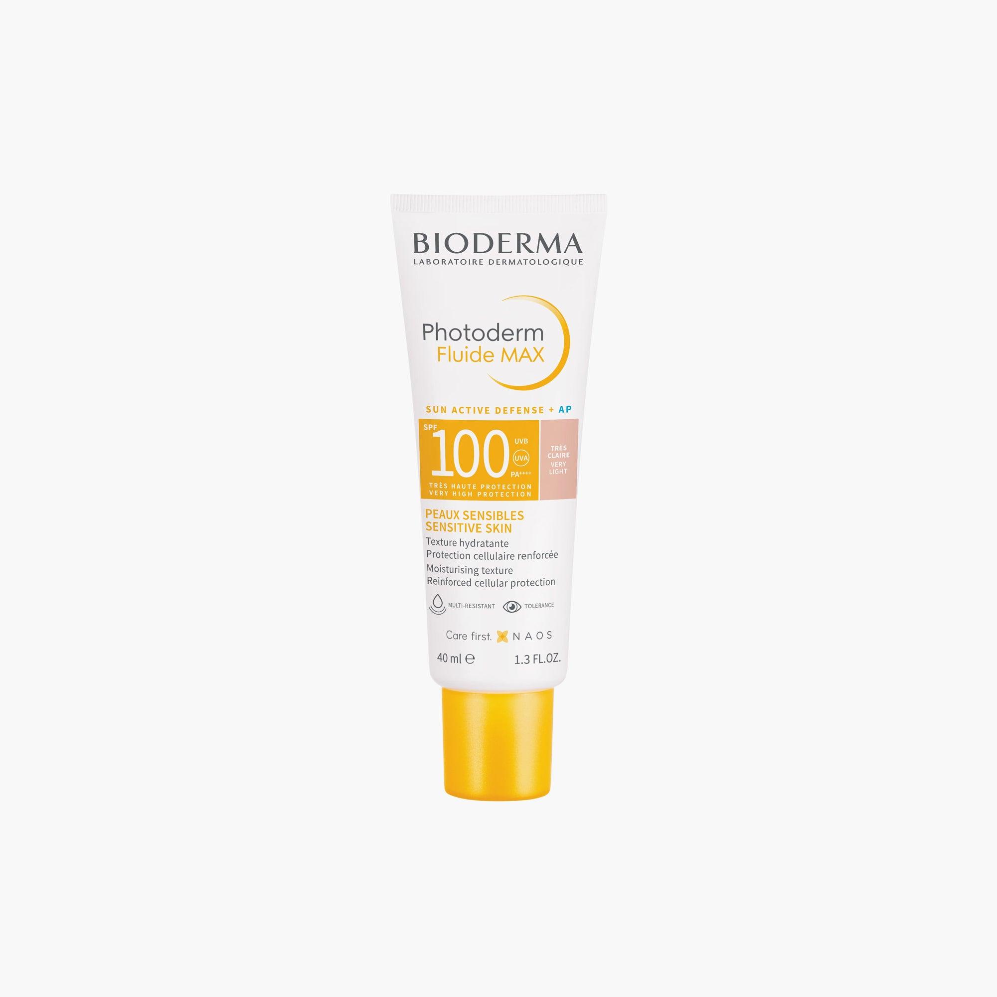 BIODERMA Photoderm Fluide Max SPF100 PA++++ Tres Claire 40ml - TheSkinFit