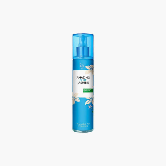 Benetton Perfumed Body Mist Amazing Blue Jasmine 236ml - TheSkinFit