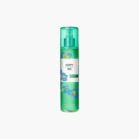 Benetton Perfumed Body Mist Happy Green Iris 236ml - TheSkinFit