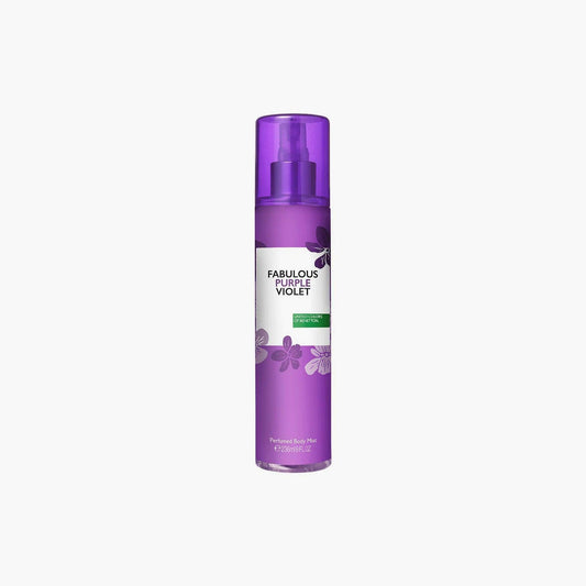 Benetton Perfumed Body Mist Fabulous Purple Violet 236ml - TheSkinFit