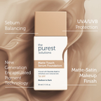 The Purest Solution Matte Touch Serum Foundation SPF50++ Medium/Dark
