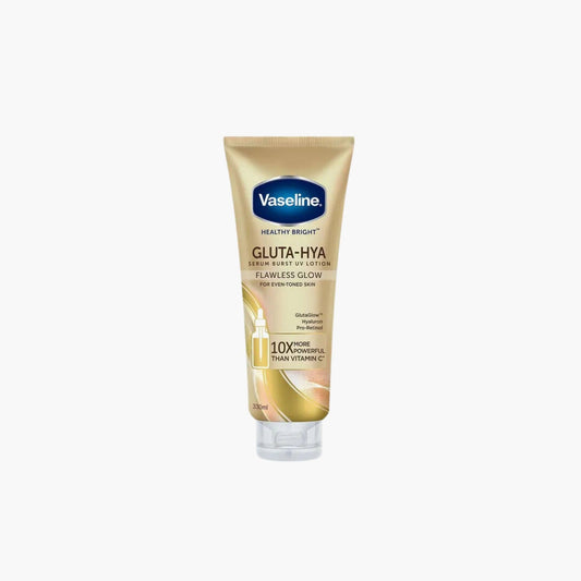 Vaseline Gluta-Hya Serum Burst UV Lotion Flawless Bright 330ml - TheSkinFit