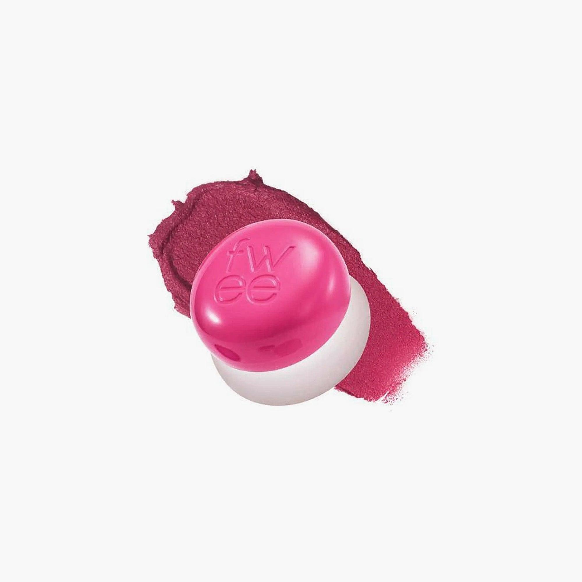 Fwee Lip & Cheek Blurry Pudding Pot PK03 Cherry 5gm - TheSkinFit