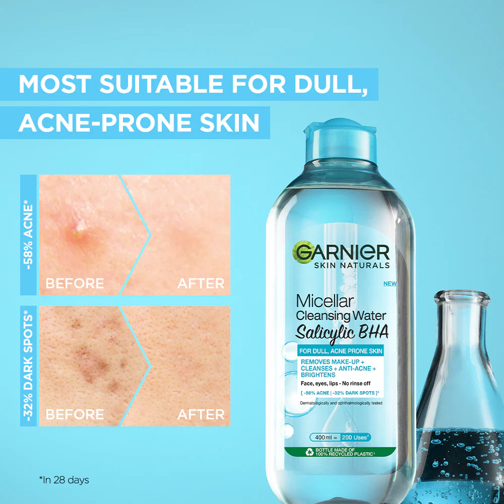 Garnier Skin Naturals Micellar Cleansing Water Salicylic BHA