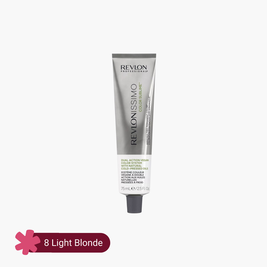 Revlon Professional Revlonissimo Color Sublime Ammonia Free Hair Color 8 Light Blonde 75ml