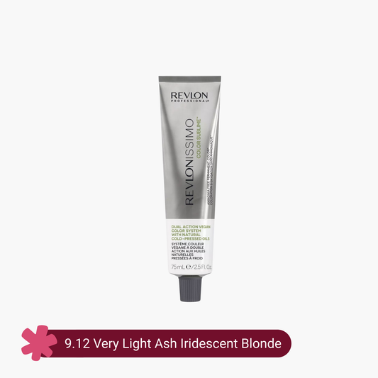 Revlon Professional Revlonissimo Color Sublime Ammonia Free Hair Color 9.12 Very Light Ash Iridescent Blonde 75ml