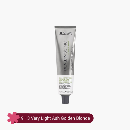 Revlon Professional Revlonissimo Color Sublime Ammonia Free Hair Color 9.13 Very Light Ash Golden Blonde 75ml