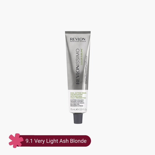 Revlon Professional Revlonissimo Color Sublime Ammonia Free Hair Color 9.1 Very Light Ash Blonde 75ml