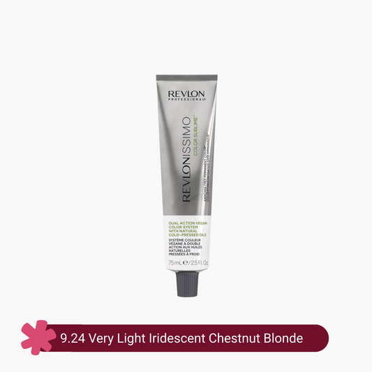 Revlon Professional Revlonissimo Color Sublime Ammonia Free Hair Color 9.24 Very Light Iridescent Chestnut Blonde 75ml