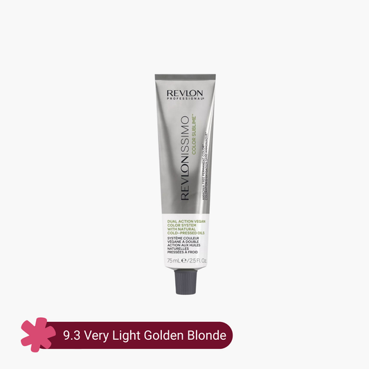 Revlon Professional Revlonissimo Color Sublime Ammonia Free Hair Color 9.3 Very Light Golden Blonde 75ml