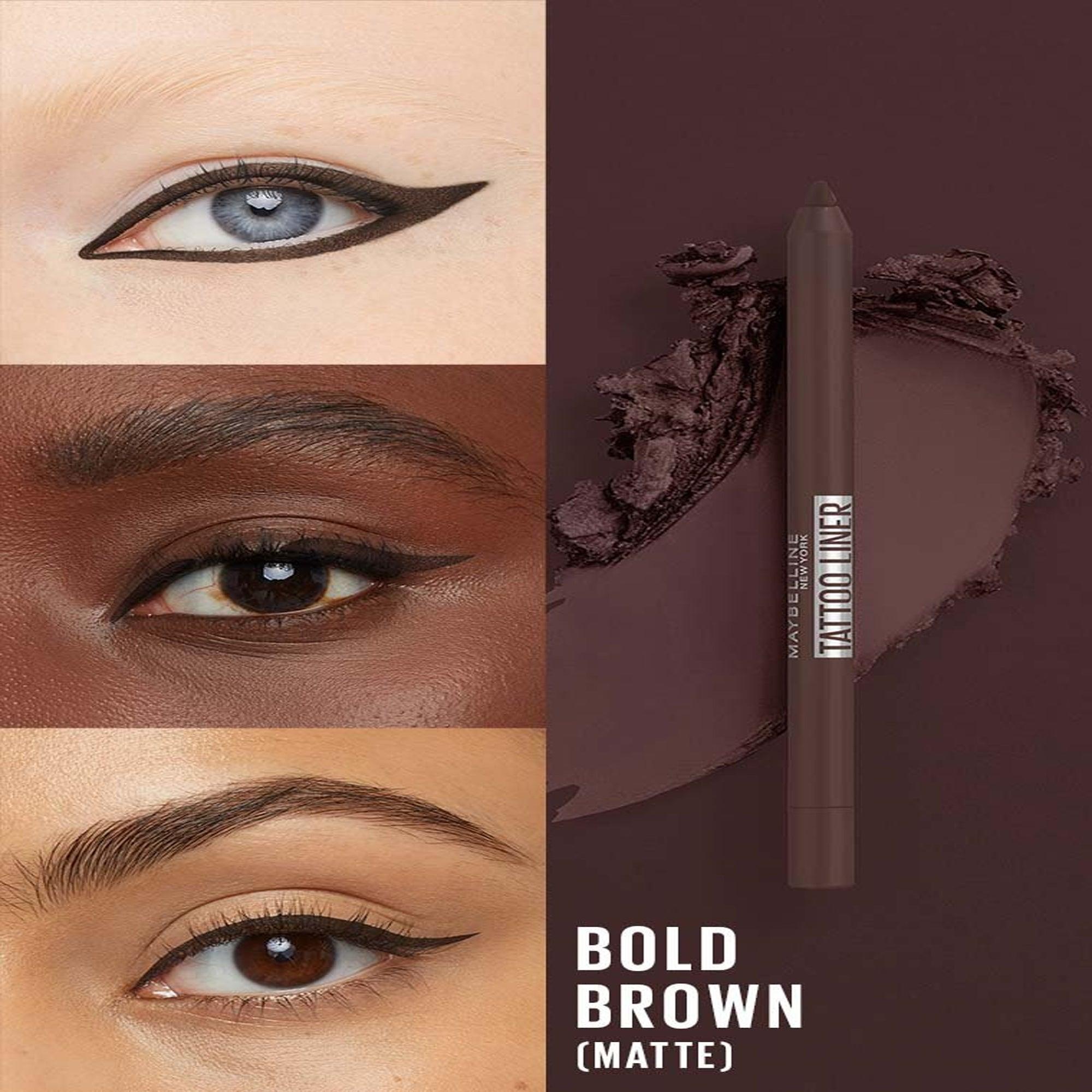 Maybelline Tattoo Liner Sharpenable Gel Pencil 910 Bold Brown 1 Piece