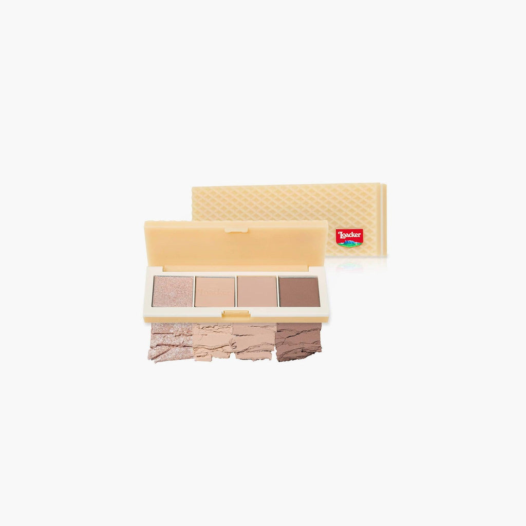 Etude House X Loacker Classic Vanilla Play Color Eyes Mini Palette 01 Vanilla Without Box 1 Piece