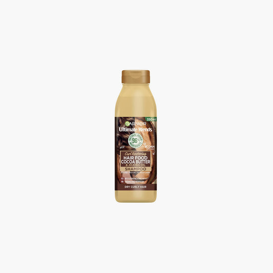 Garnier Ultimate Blends Curl Restoring Hair Food Cocoa Butter & Jojoba Oil Shampoo 350ml