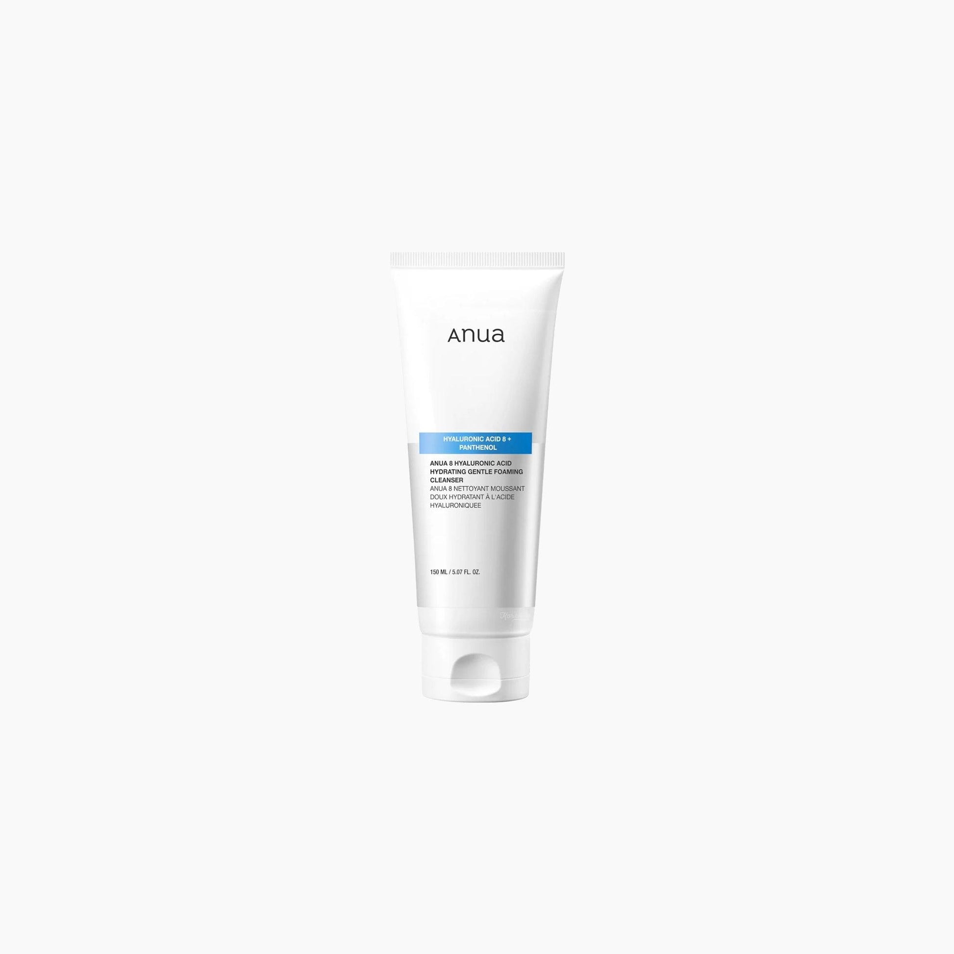 Anua 8 Hyaluronic Acid Hydrating Gentle Foaming Cleanser 150ml - TheSkinFit