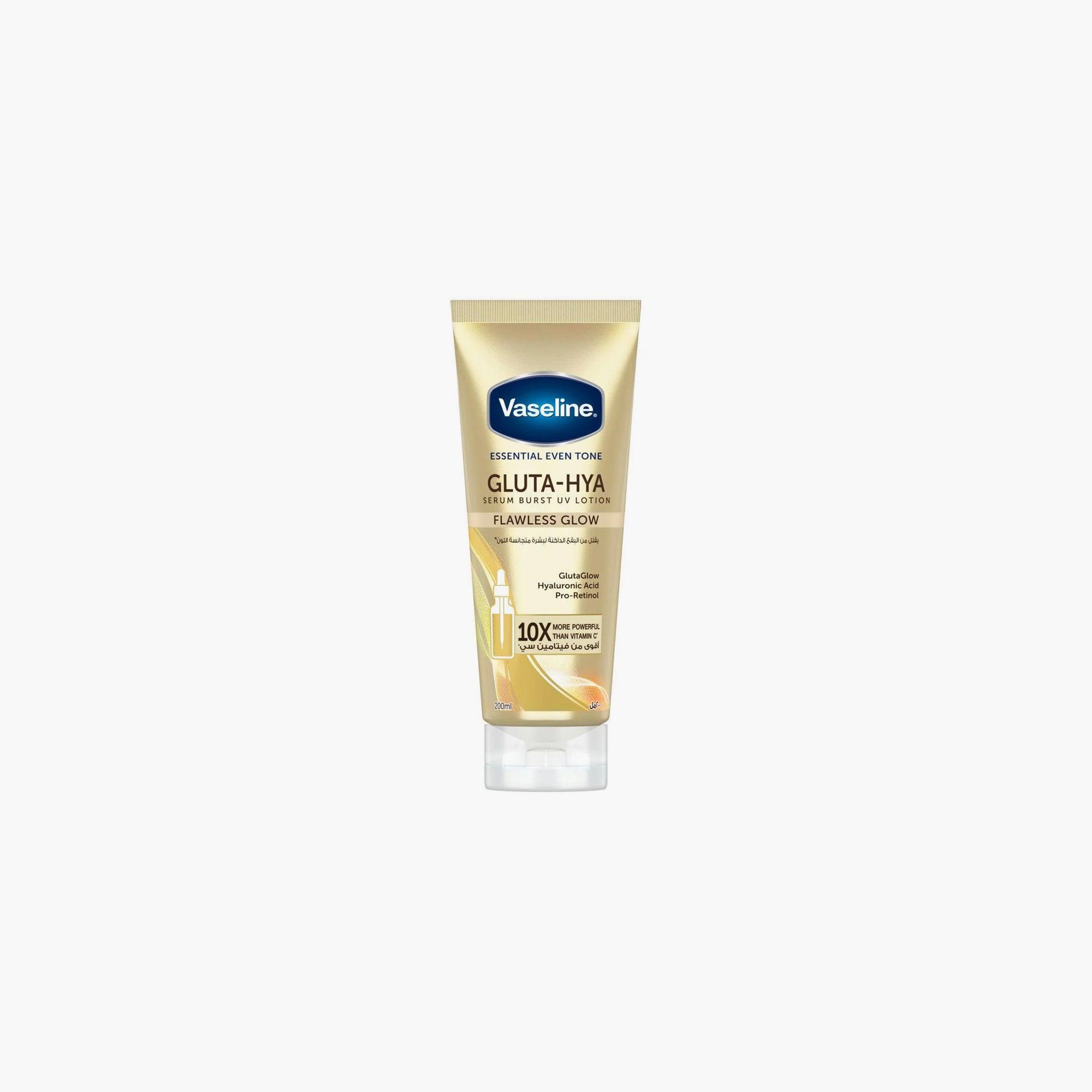 Vaseline Gluta-Hya Serum Burst UV Lotion Flawless Glow 200ml - TheSkinFit