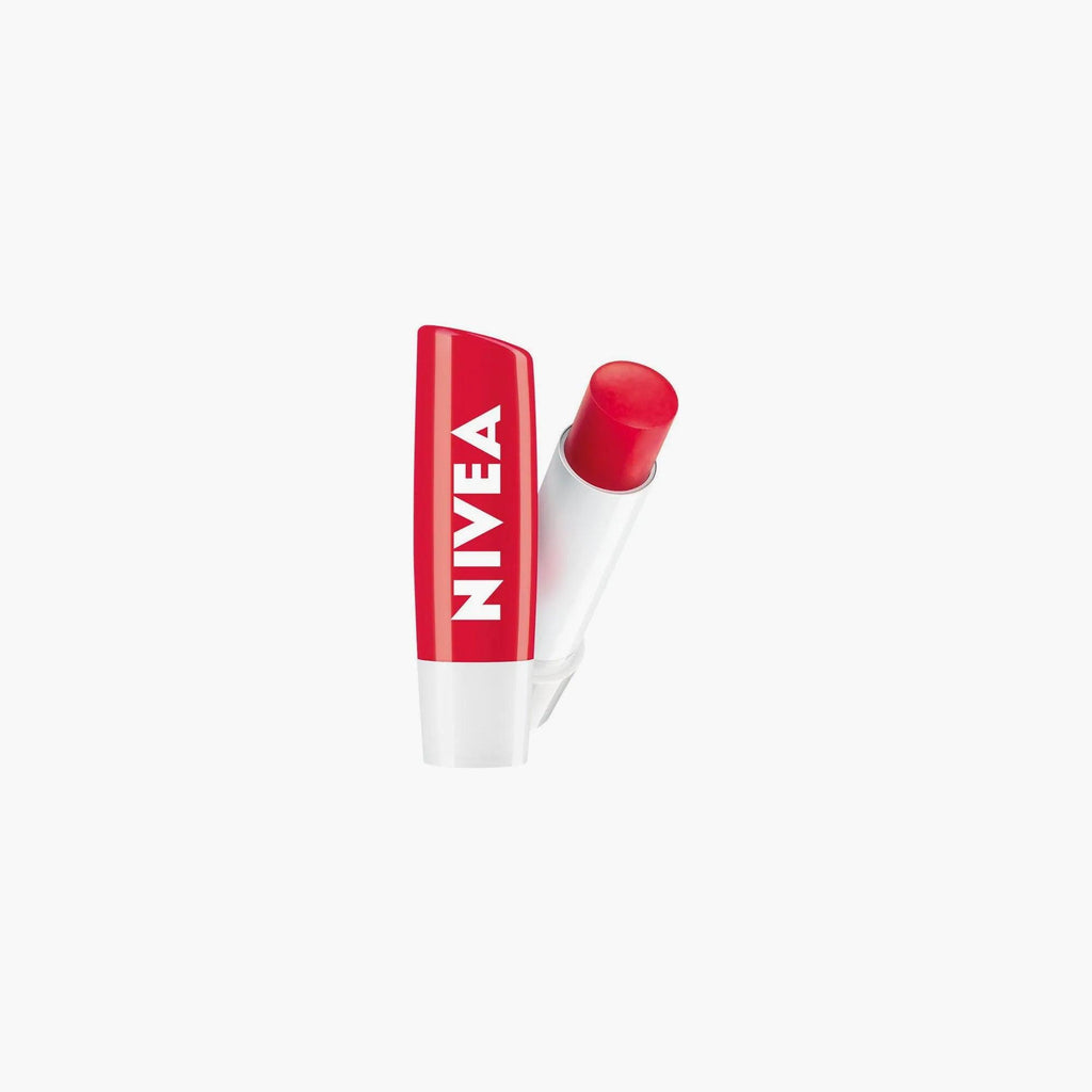 Nivea 24H Moisture Lip Balm Strawberry Shine 4.8gm - TheSkinFit
