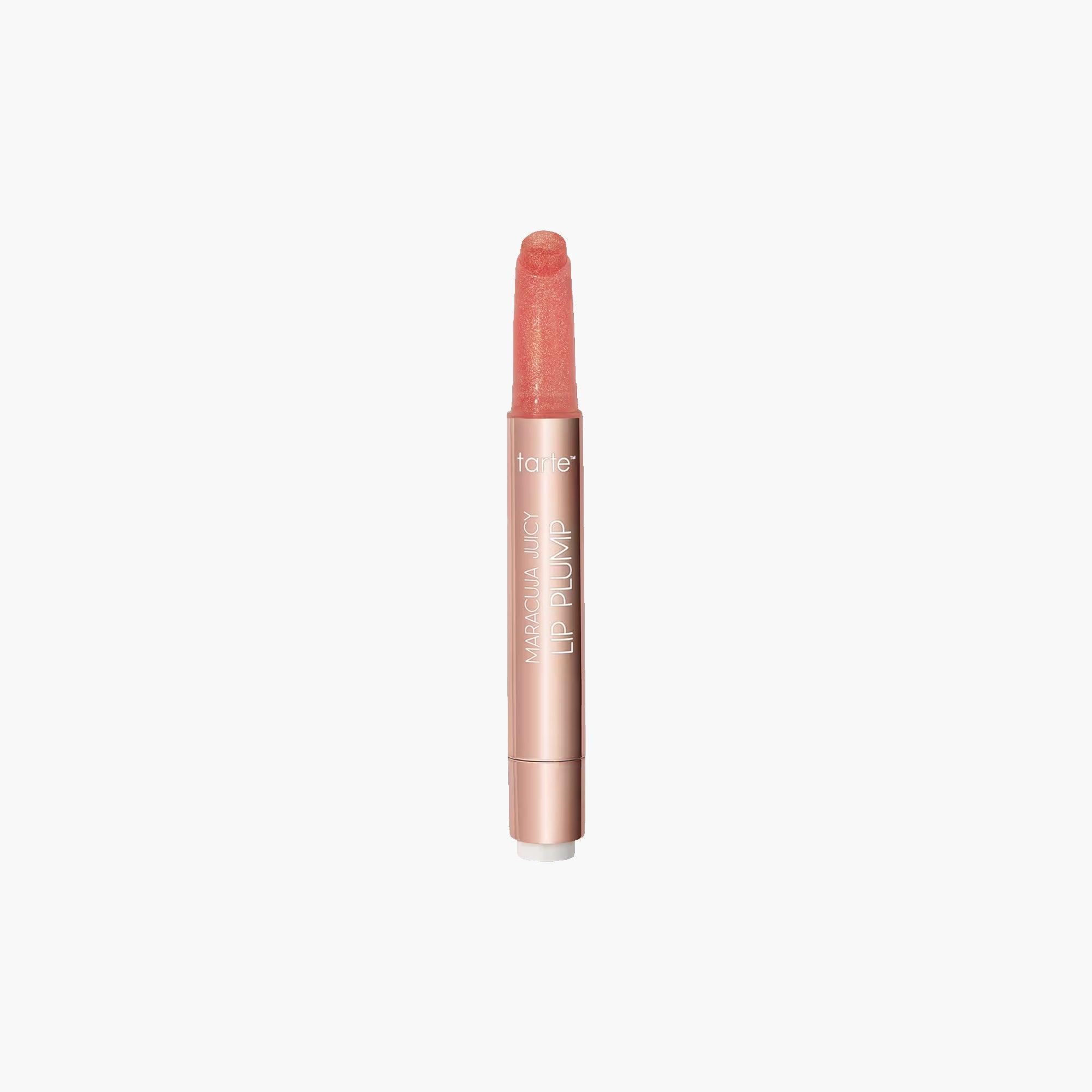 Tarte Maracuja Juicy Lip Plump Shimmer Glass Rose Shimmer Glass Mini 0.7gm - TheSkinFit