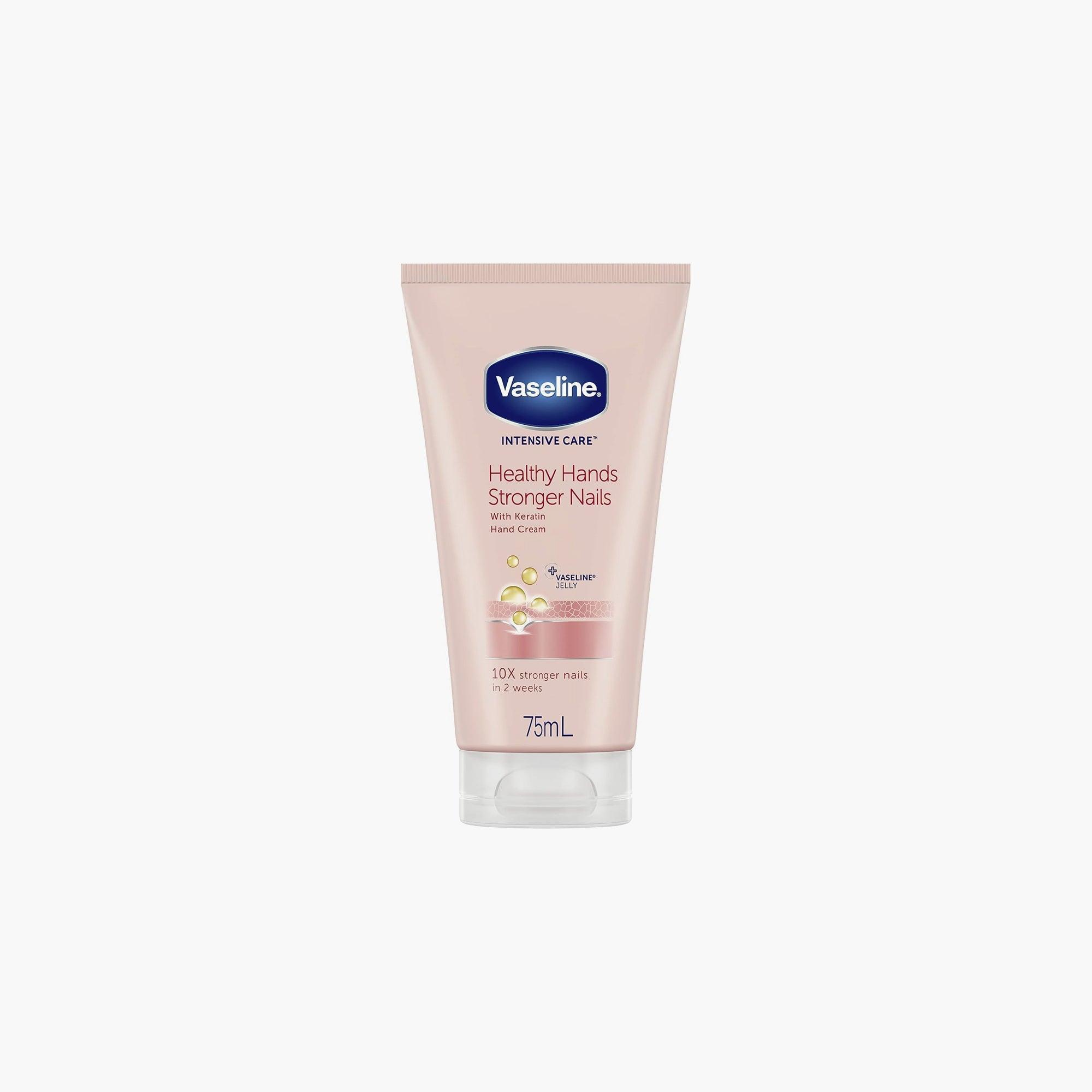 Vaseline Intensive Care Healthy Hands Stronger Nails Keratin Hand Cream Pink 75ml