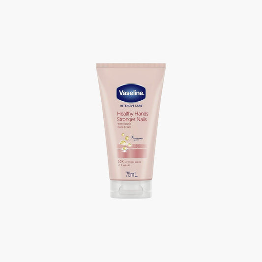 Vaseline Intensive Care Healthy Hands Stronger Nails Keratin Hand Cream Pink 75ml - TheSkinFit