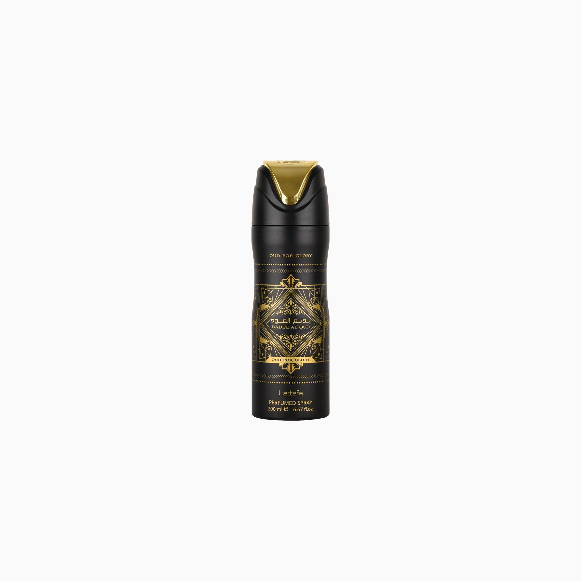 Lattafa Badee Al Oud Oud For Glory Perfumed Body Spray 200ml - TheSkinFit