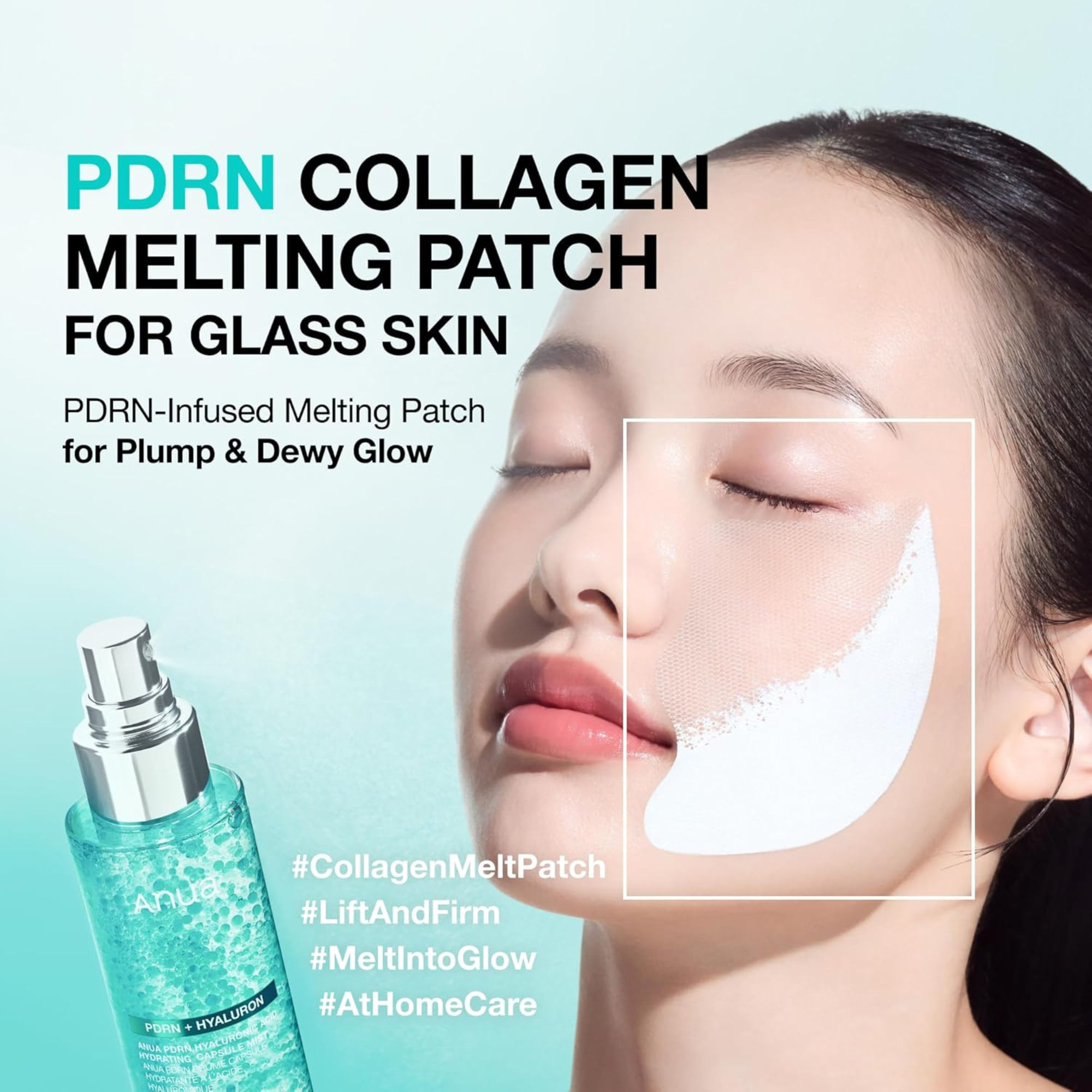 Anua Salmon DNA PDRN Collagen Melting Patch for Glass Skin