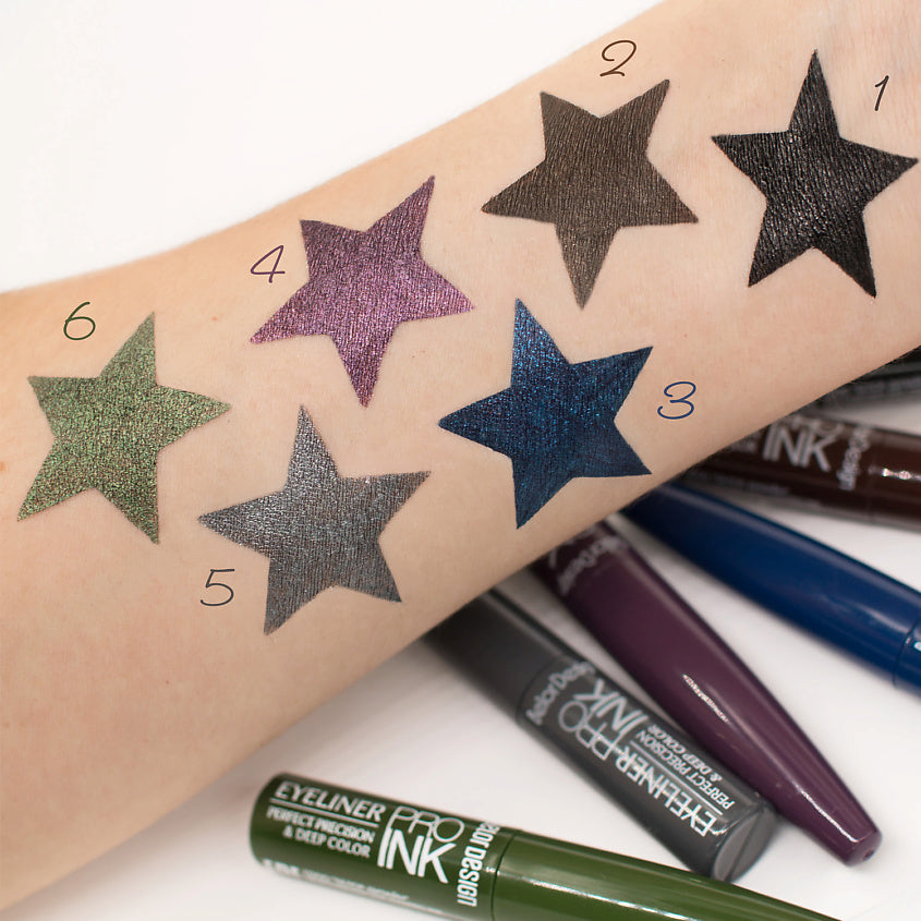 Belor Design Pro Ink Perfect Precision & Deep Colour Eyeliner 3.5gm - 1 Black