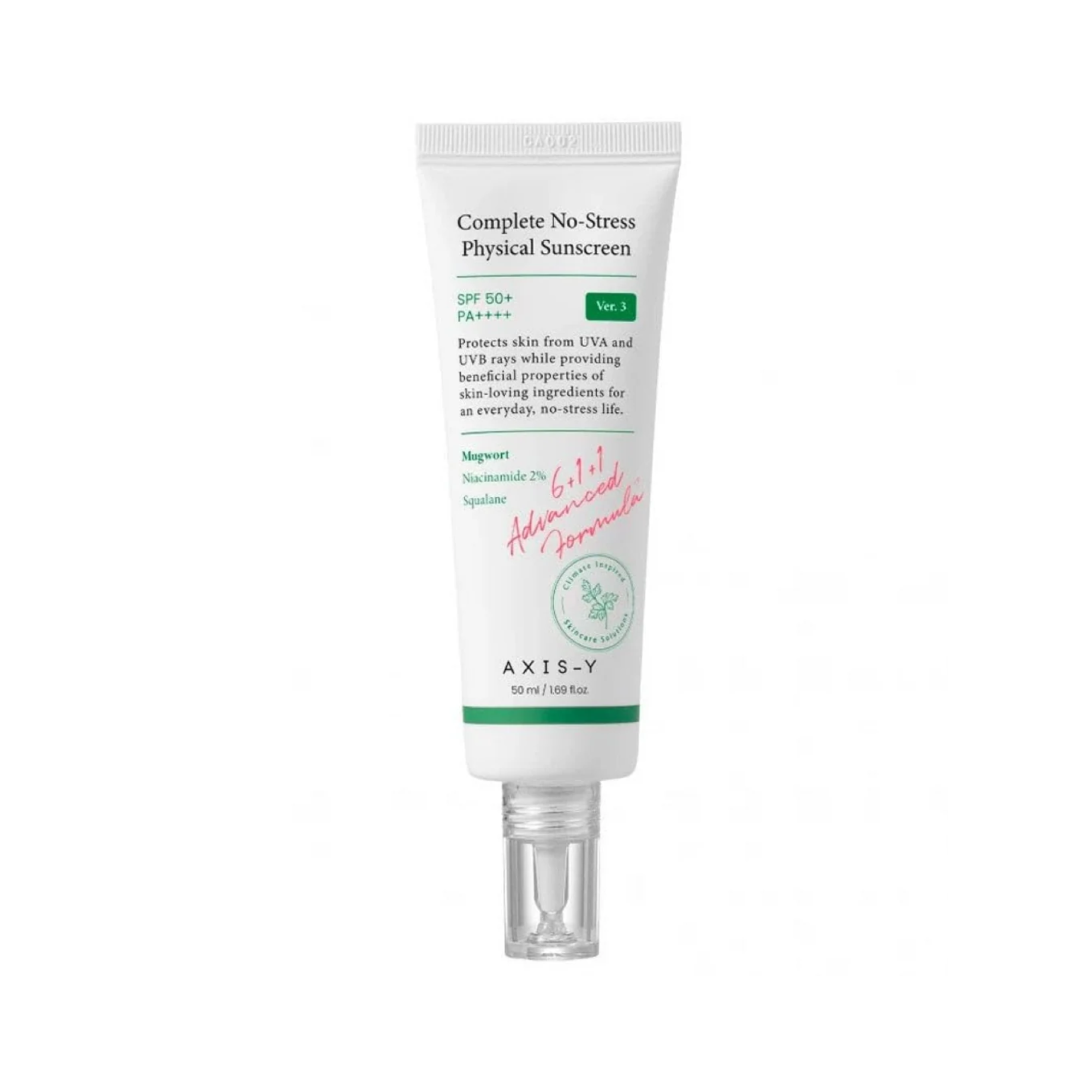 AXIS-Y Complete No-Stress Physical Sunscreen 50ml