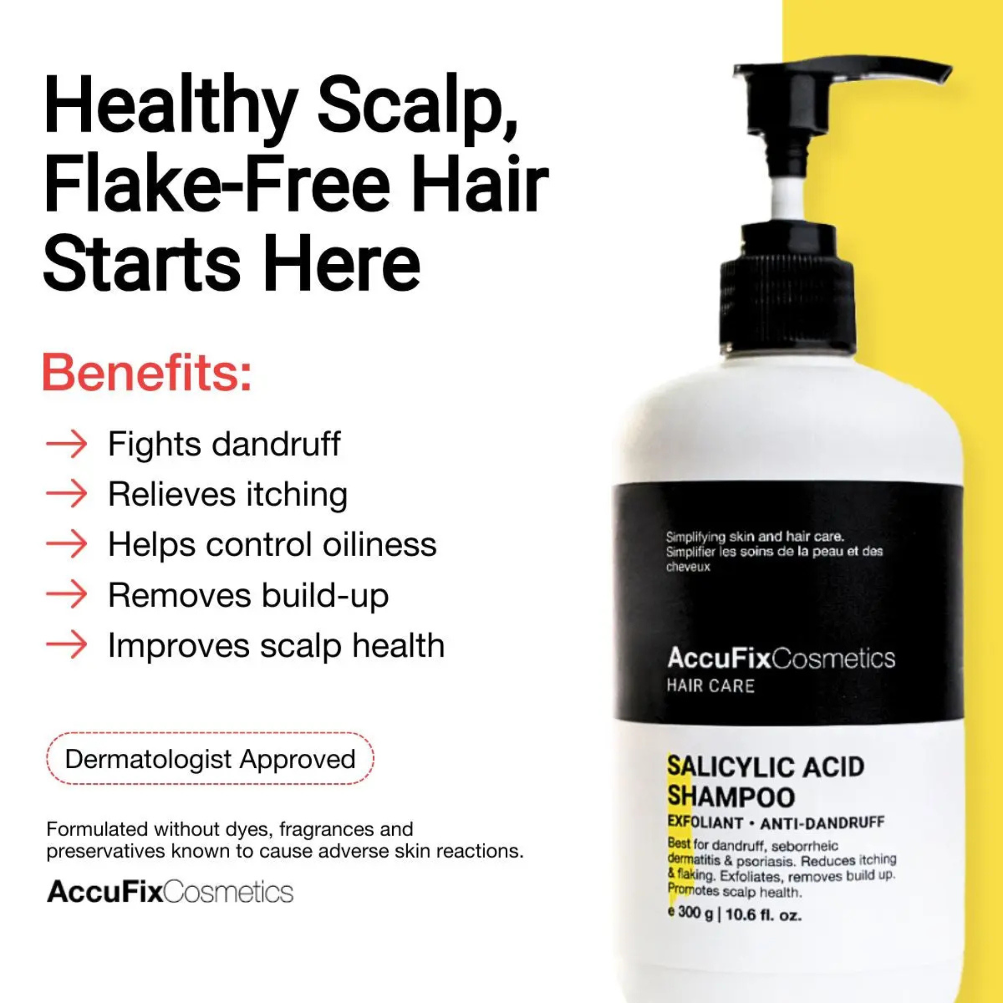 AccuFix Cosmetics Anti-Dandruff Salicylic Acid Shampoo