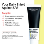 AccuFix Cosmetics Daily Defence Sunscreen SPF 30+ PA+++