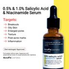 AccuFix Cosmetics Encapsulated 0.1% Salicylic Acid & Niacinamide Serum