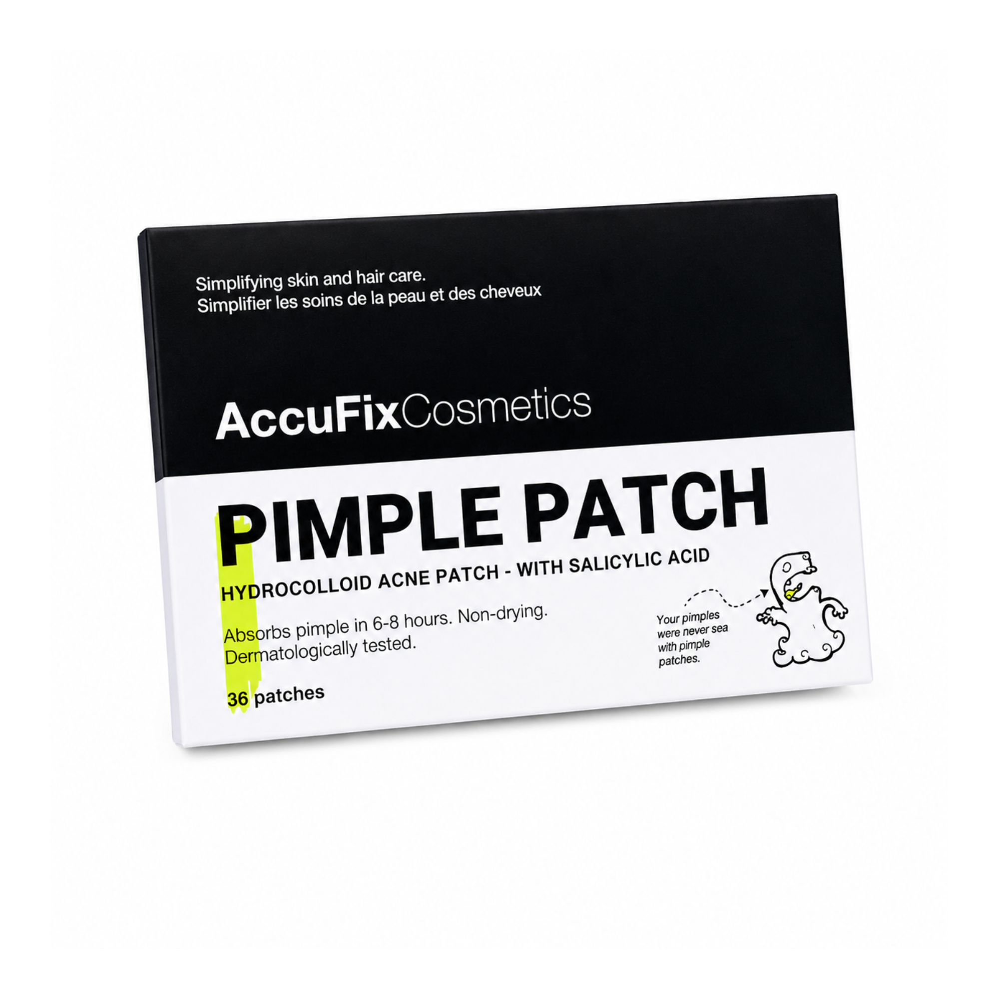 AccuFix Cosmetics Hydrocolloid Pimple Patches Regular