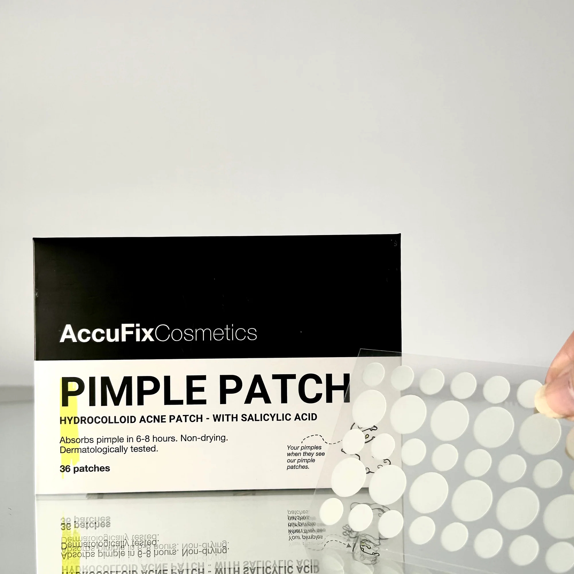AccuFix Cosmetics Hydrocolloid Pimple Patches Regular