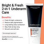 AccuFix Cosmetics Pitti-Fresh 2-in-1 Underarm Lightening Deo Cream