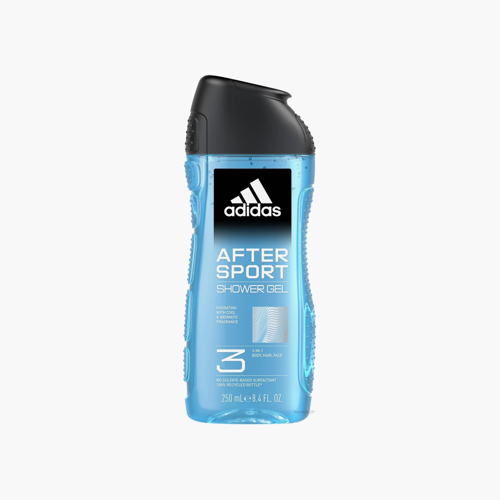 Adidas After Sport Shower Gel 3-In-1 Body Hair Face 250ml