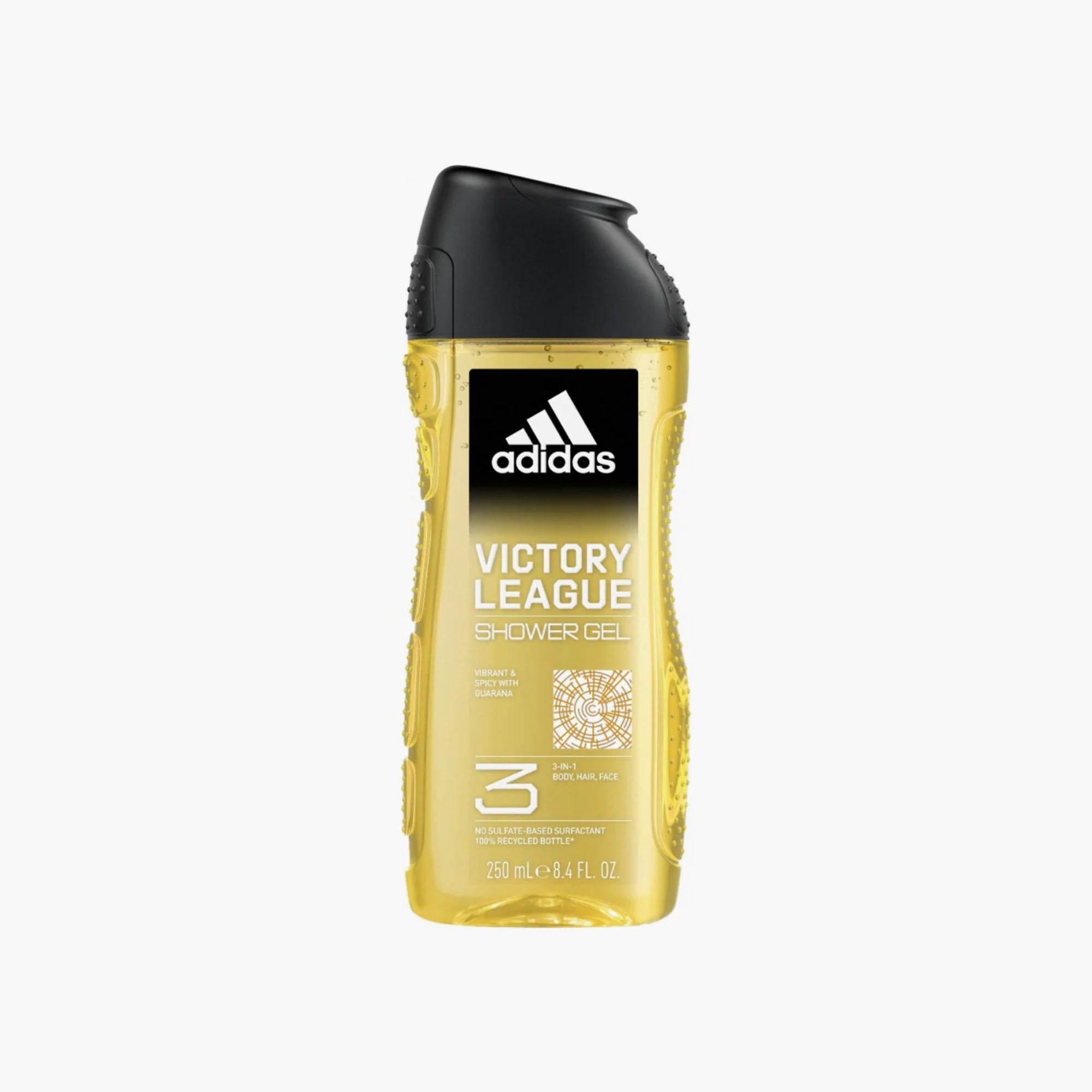 Adidas Victory League Shower Gel 3-In-1 Body Hair Face 250ml