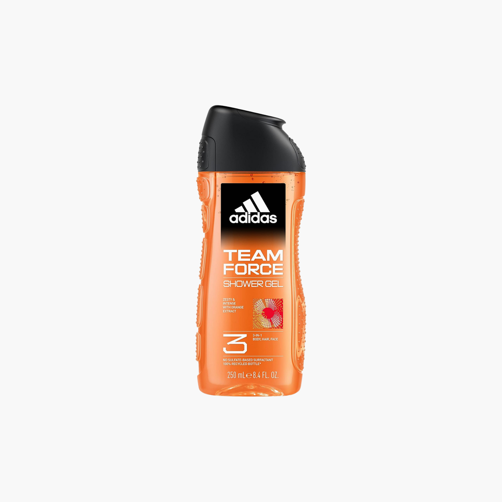 Adidas Team Force 3-in-1 Body, Hair, Face Shower Gel For Men 250ml