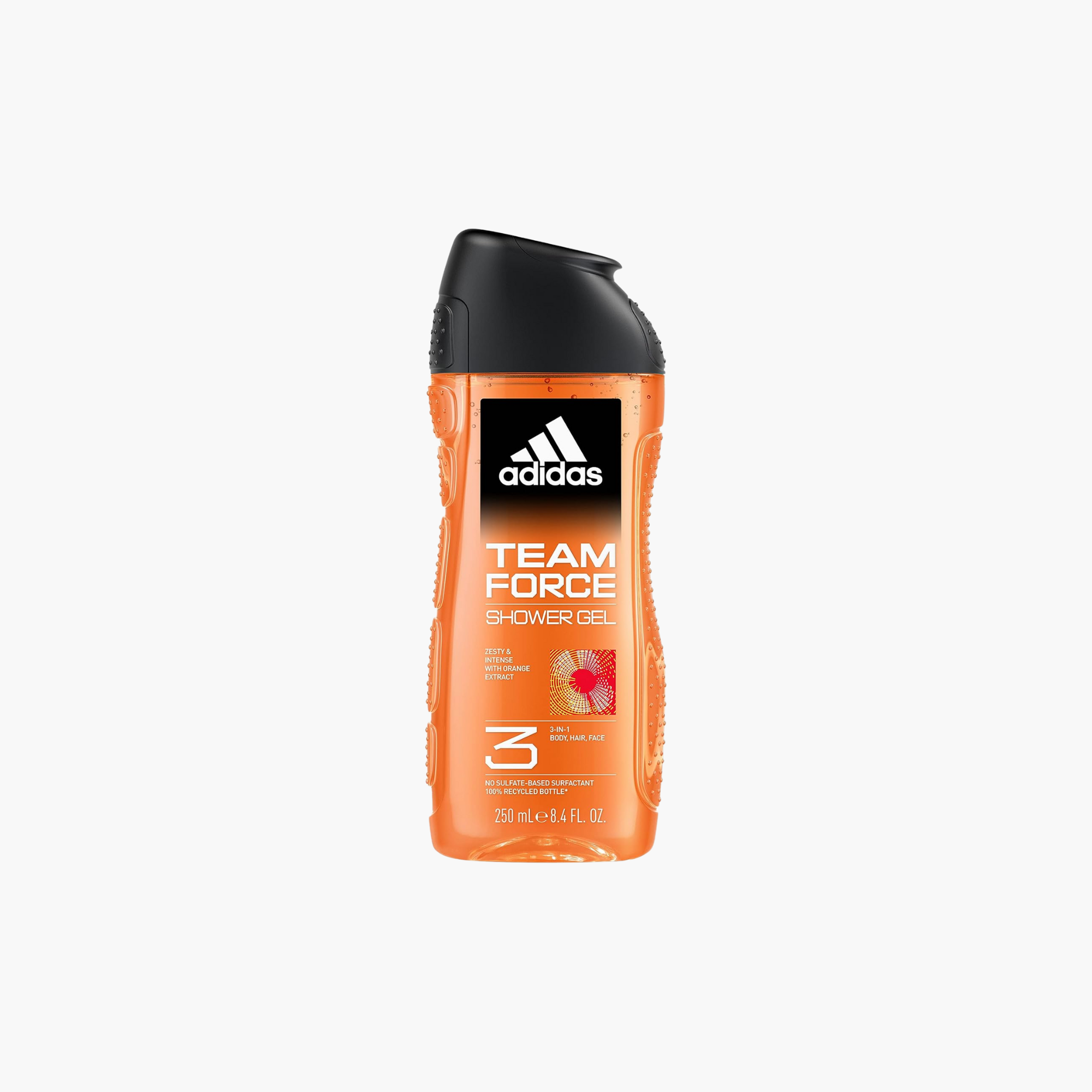 Adidas Team Force 3-in-1 Body, Hair, Face Shower Gel For Men 250ml
