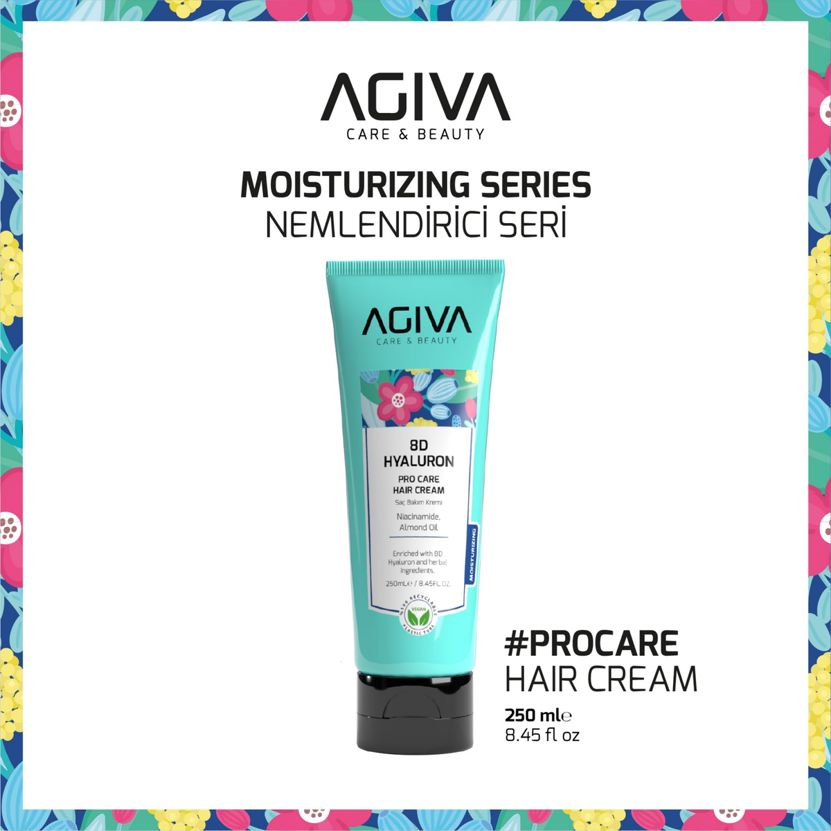 Agiva 8D Hyoluron Pro Care Hair Cream
