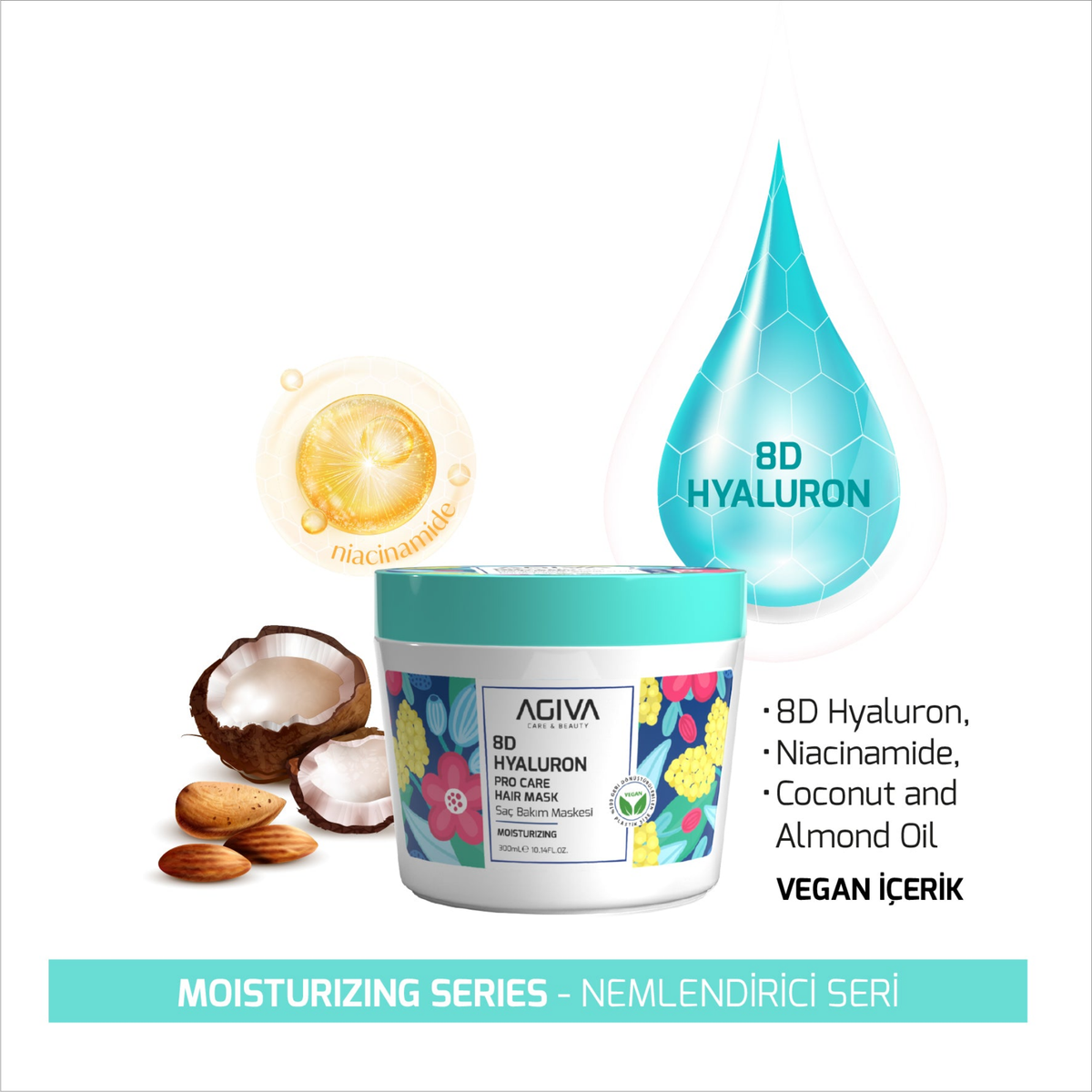 Agiva 8D Hyoluron Pro Care Hair Mask