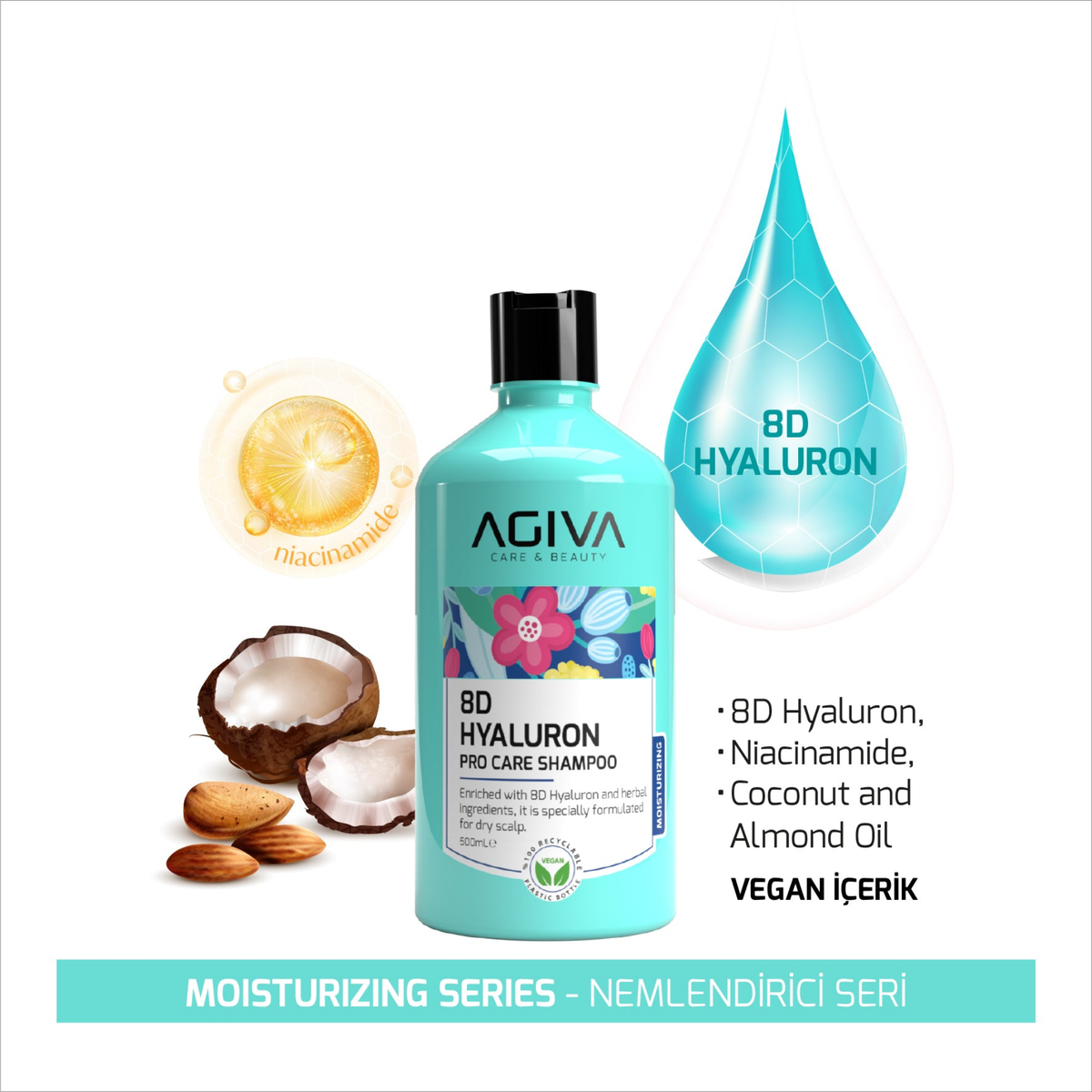 Agiva 8D Hyoluron Pro Care Shampoo