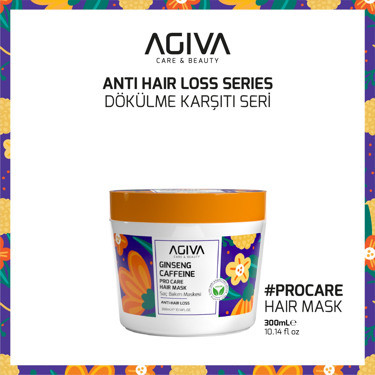 Agiva Caffeine Ginseng Pro Care Hair Mask