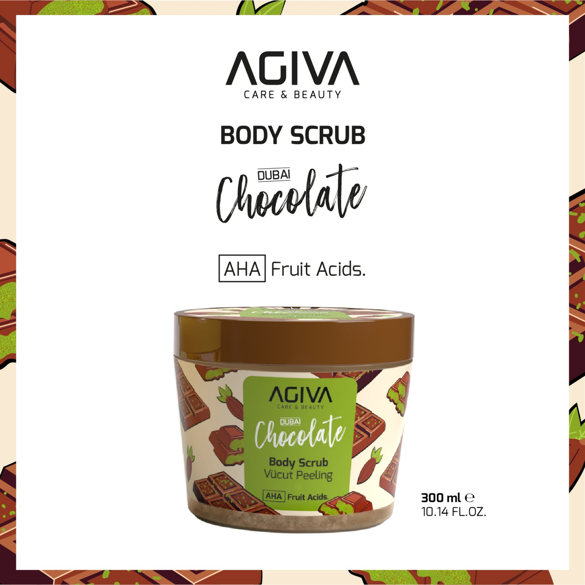 Agiva Care & Beauty Dubai Chocolate Body Scrub
