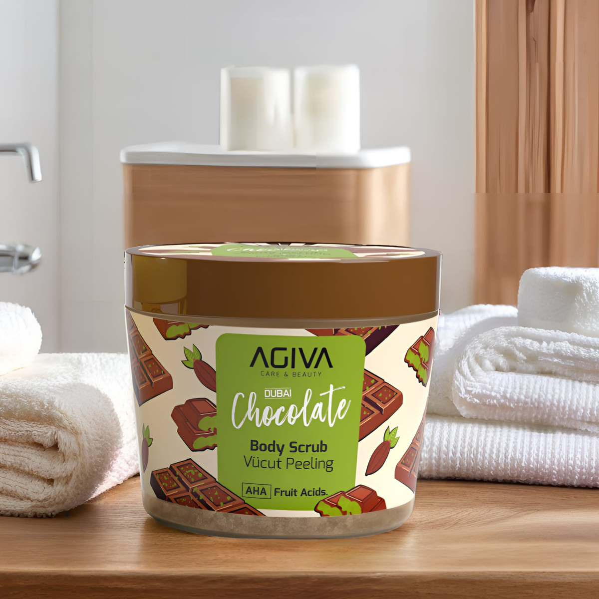 Agiva Care & Beauty Dubai Chocolate Body Scrub