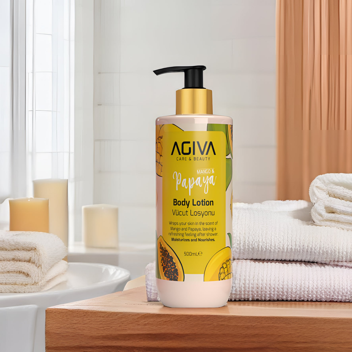 Agiva Care and Beauty Mango Papaya Body Lotion