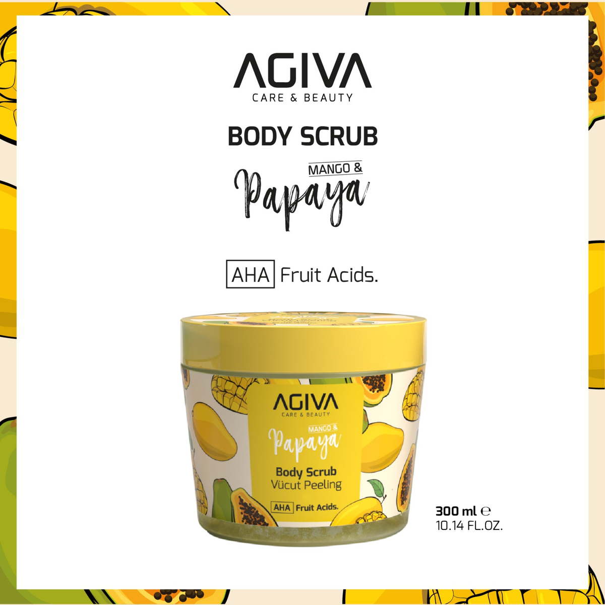 Agiva Care and Beauty Mango Papaya Body Scrub