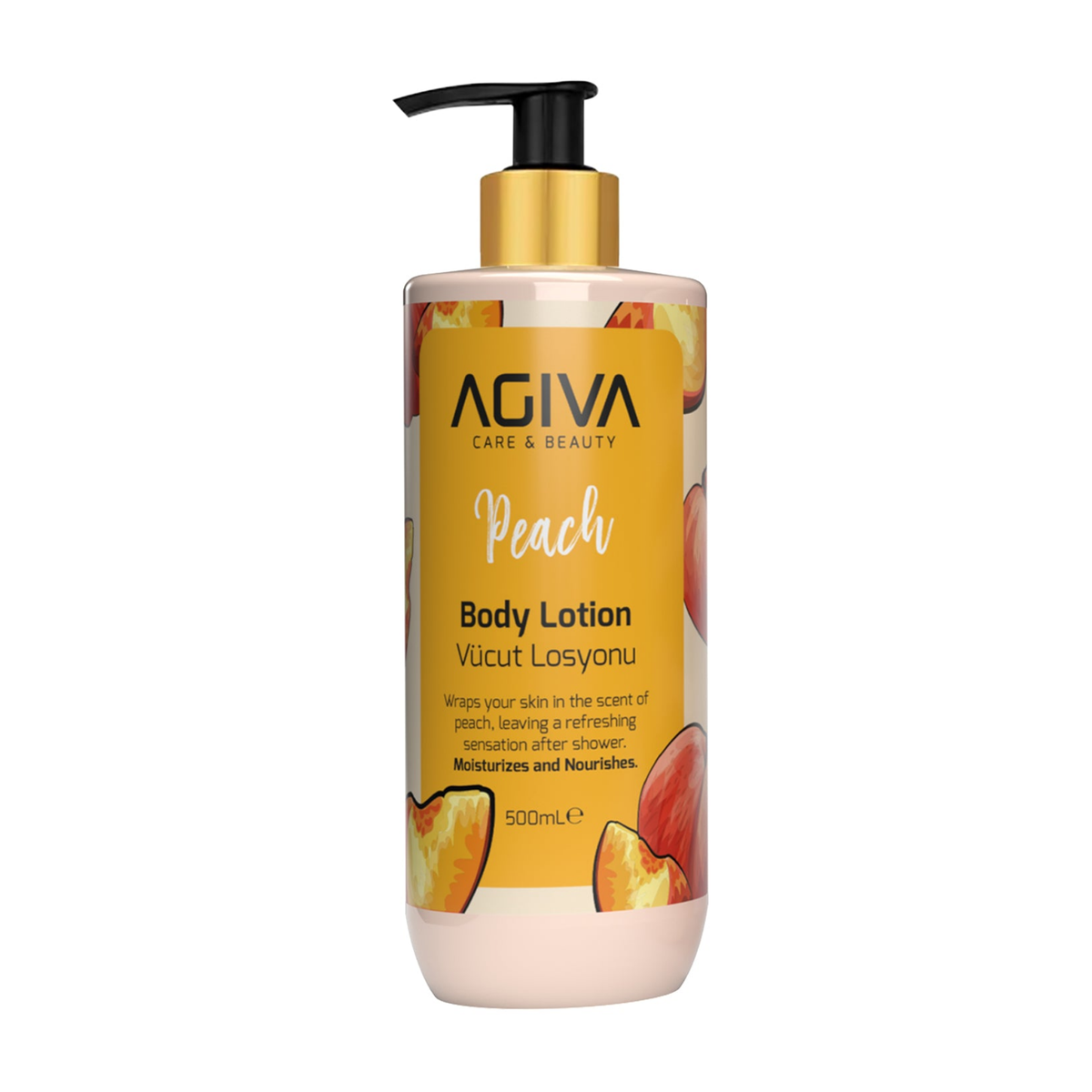 Agiva Care and Beauty Peach Body Lotion