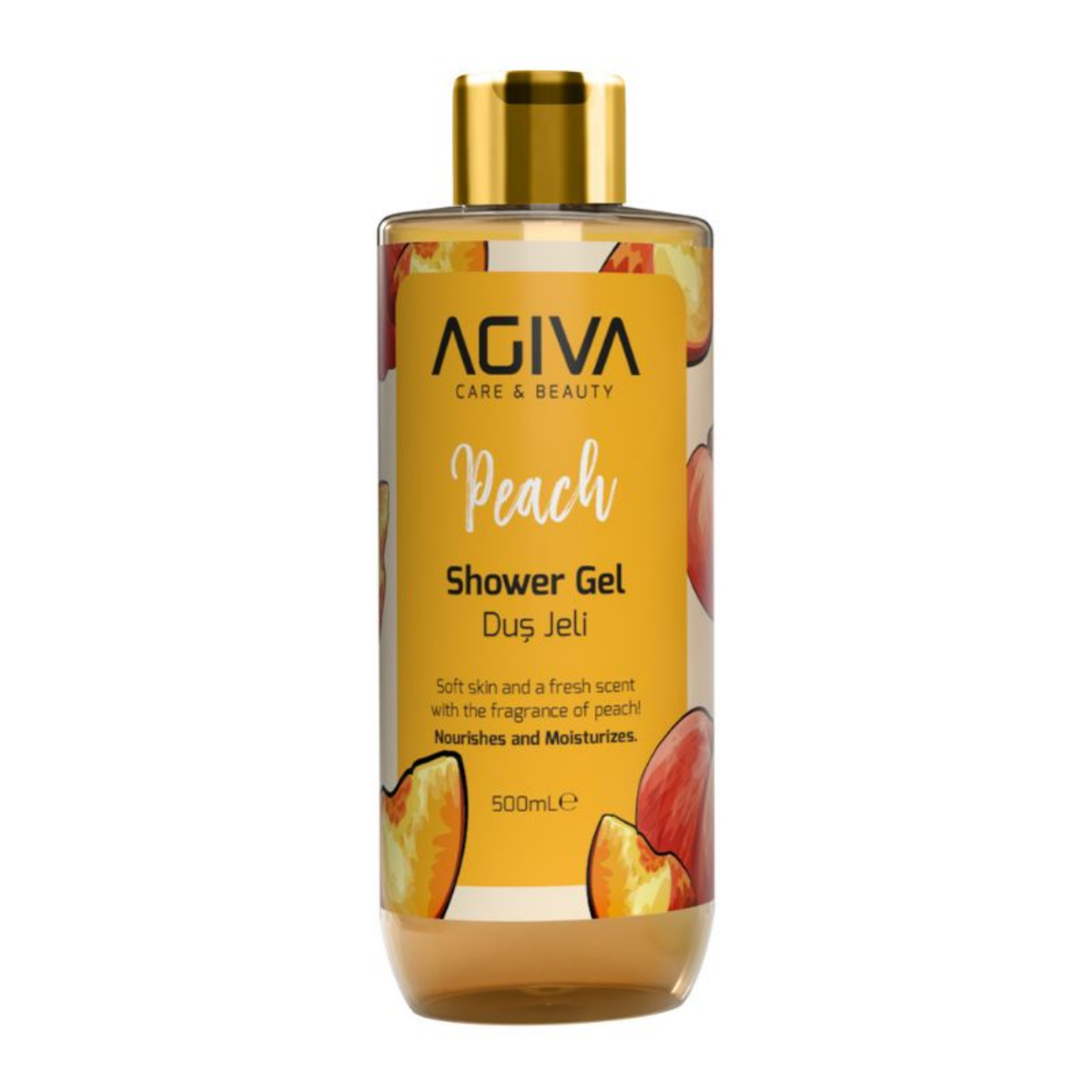 Agiva Care and Beauty Peach Shower Gel