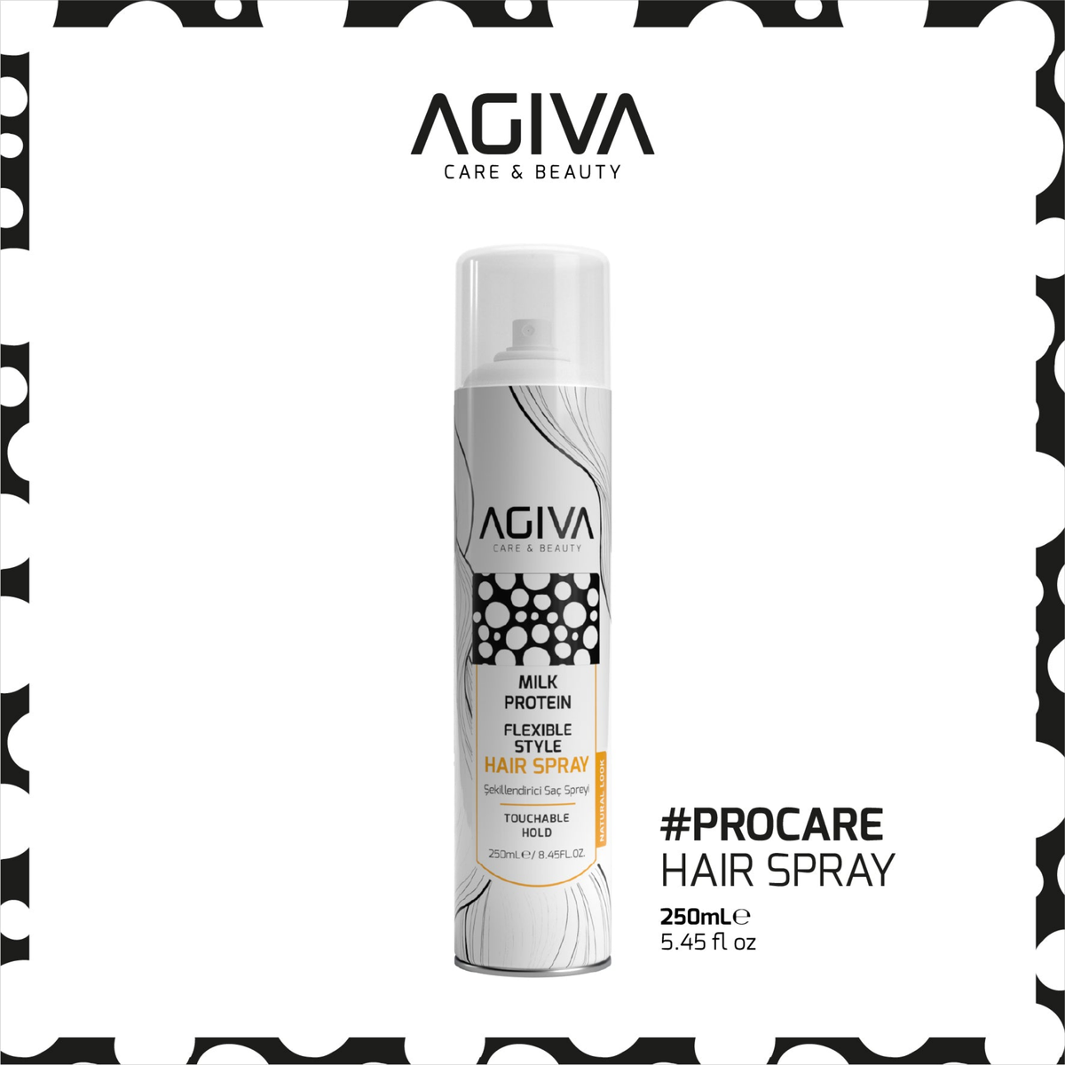 Agiva Milk Protein Amino Complex Pro Care Hair Spray