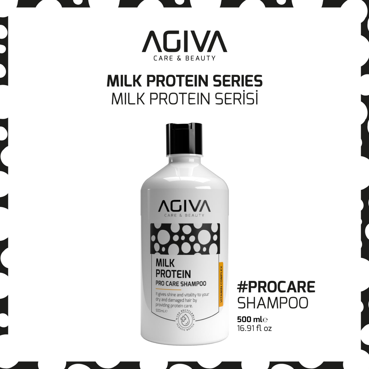 Agiva Milk Protein Amino Complex Pro Care Shampoo