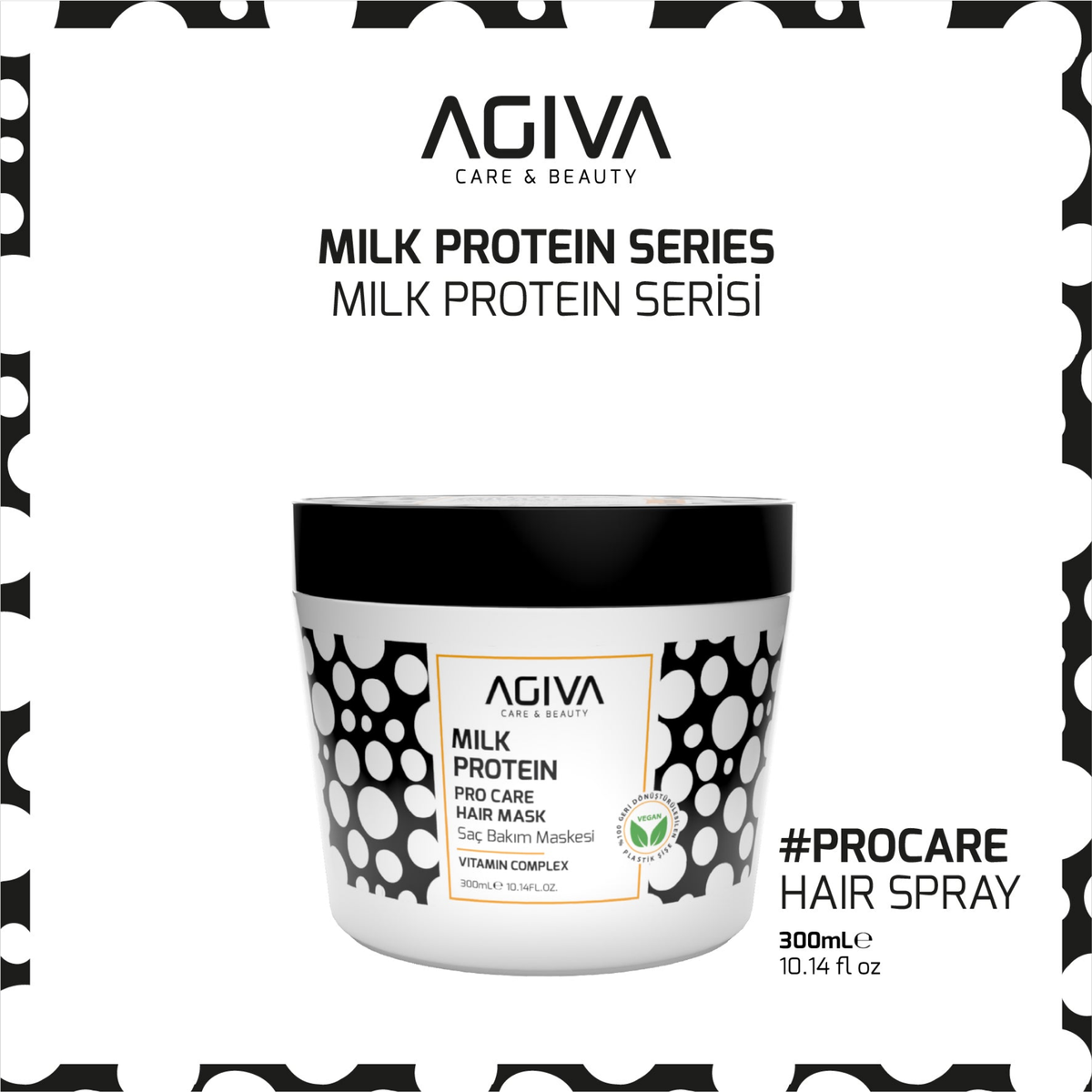 Agiva Milk Protein Amino Complex Pro Hair Mask